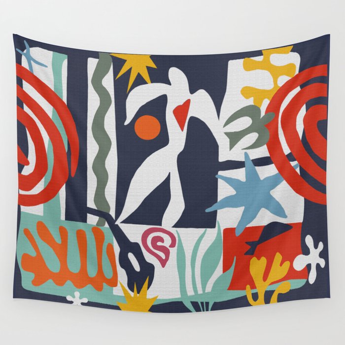 Inspired to Matisse Wall Tapestry