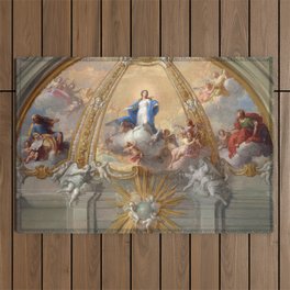 Immaculate Conception by Placido Costanzi Outdoor Rug