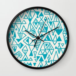 Abstract geometric pattern I Wall Clock