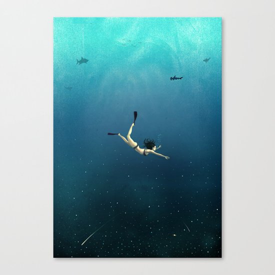 Underwater Universe Canvas Print