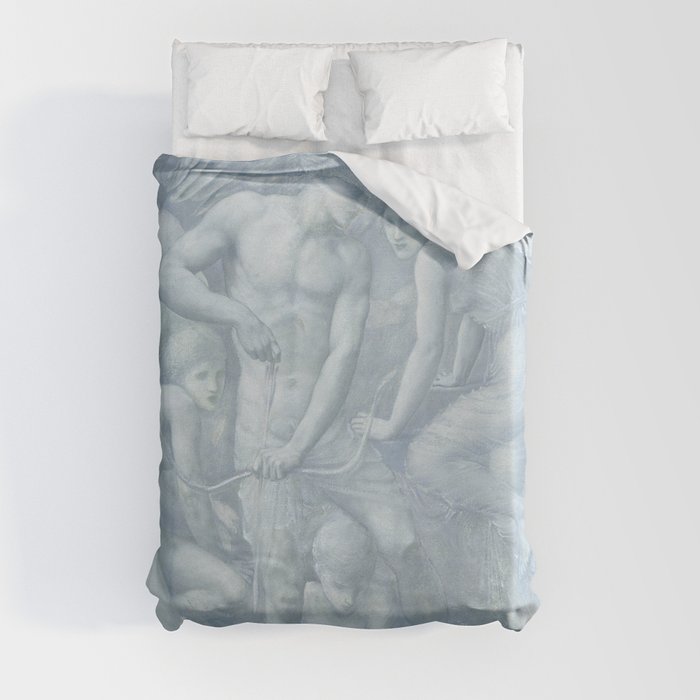 Cupid’s Hunting Fields (1885) Duvet Cover