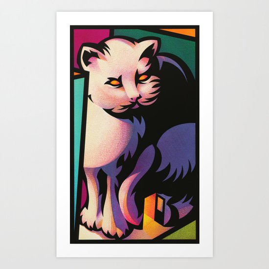 3am at the Cat Club Art Print