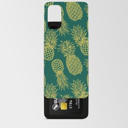 Fresh Pineapples Teal & Yellow Android Card Case