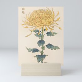 Japanese Chrysanthemum Woodblock Print #2 Mini Art Print