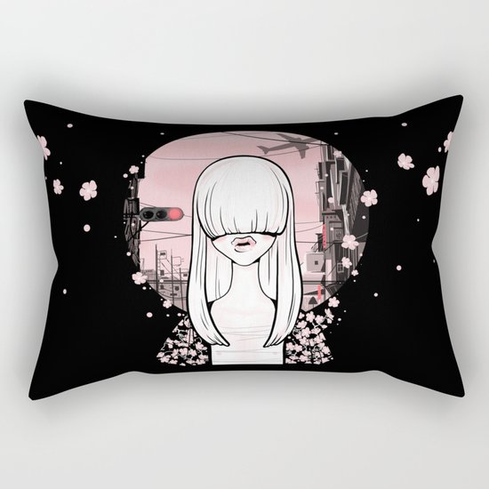 invisible girl Rectangular Pillow