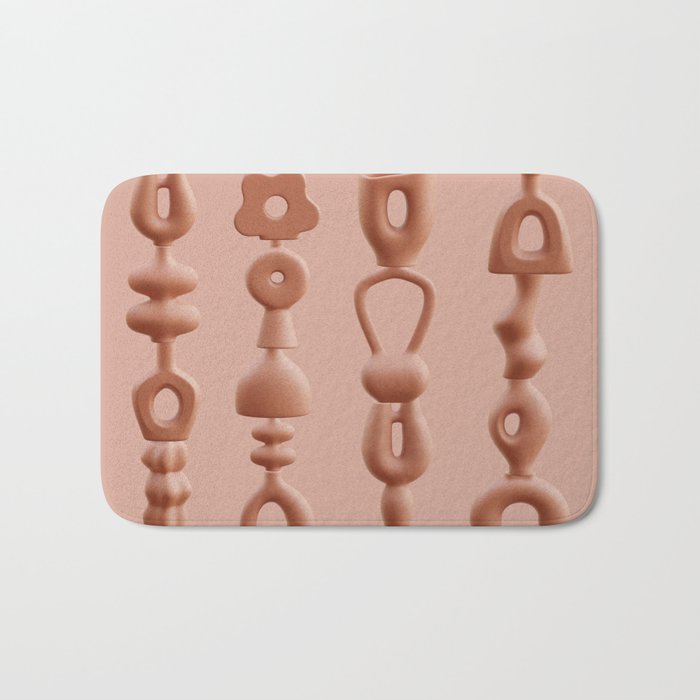 Terracotta Vignette Bath Mat