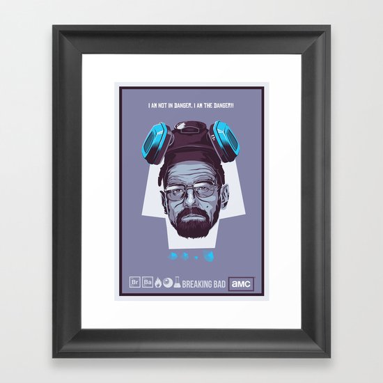 BREAKING BAD Framed Art Print