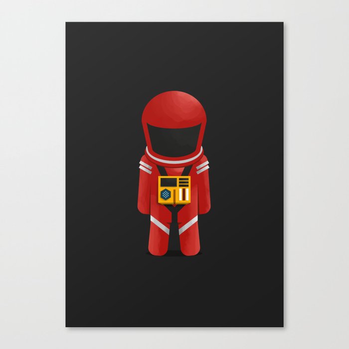 2001 Space Odyssey Red Suit Canvas Print