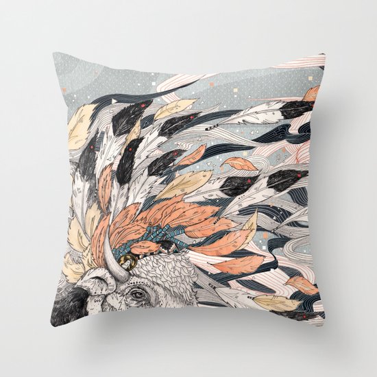 Magic Breeze Throw Pillow