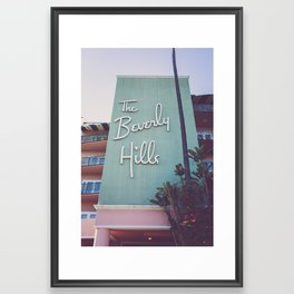 Beverly Hills Mod Framed Art Print