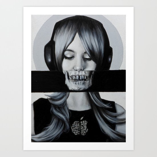 Consume Art Print