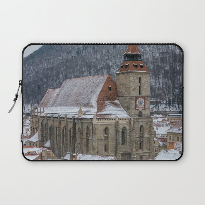 The black church in the city of Brasov Laptop Sleeve