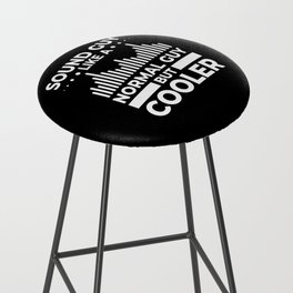 Audio Engineer Sound Guy Engineering Music Bar Stool