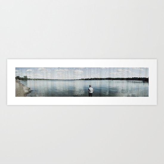 Waiting for the Hint of a Spark Art Print