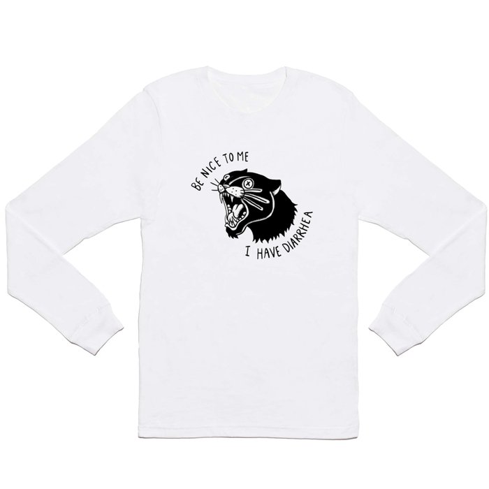 Panther Poop Long Sleeve T Shirt