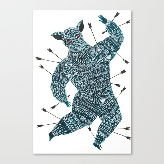 Warrior Canvas Print