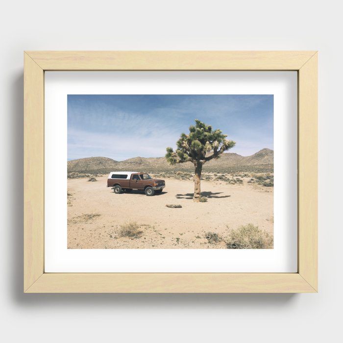 Joshua Tree in Death Valley  Recessed Framed Print