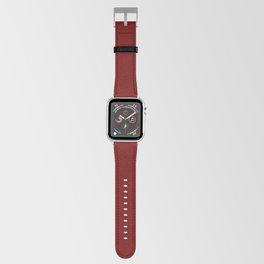 Solid Dark Red Apple Watch Band