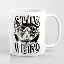 Rose and The Ravens | Stay Weird Coffee Mug