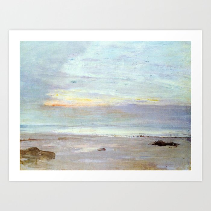 Crepuscule In Opal Trouville By James Mcneill Whistler | Reproduction Art Print