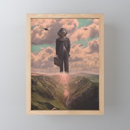 The UFO Guy Framed Mini Art Print