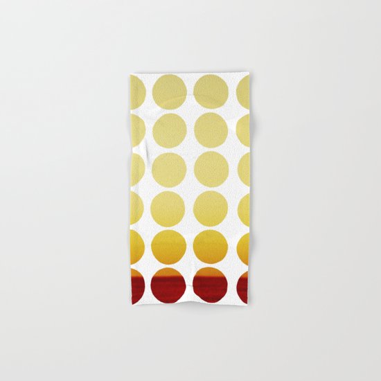 Warm dots Hand & Bath Towel