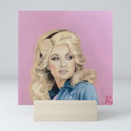 Queen of Country Dolly Parton Mini Art Print