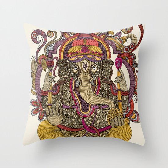 Lord Ganesha Throw Pillow