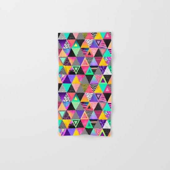 Quirky Triangles Hand & Bath Towel