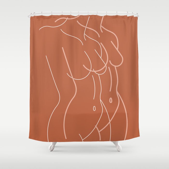 Female Form #2 Shower Curtain