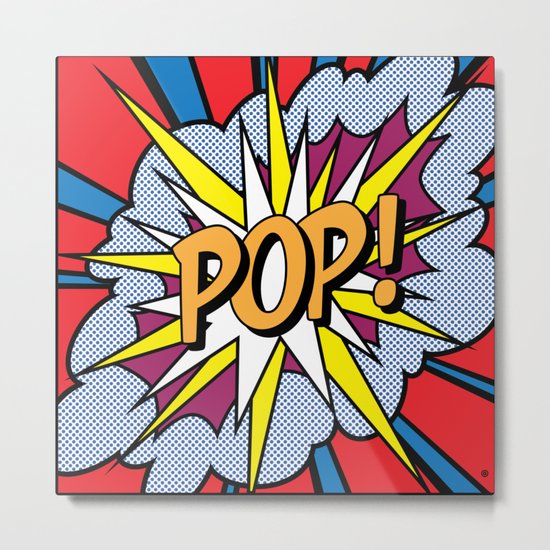 POP Art Exclamation Metal Print