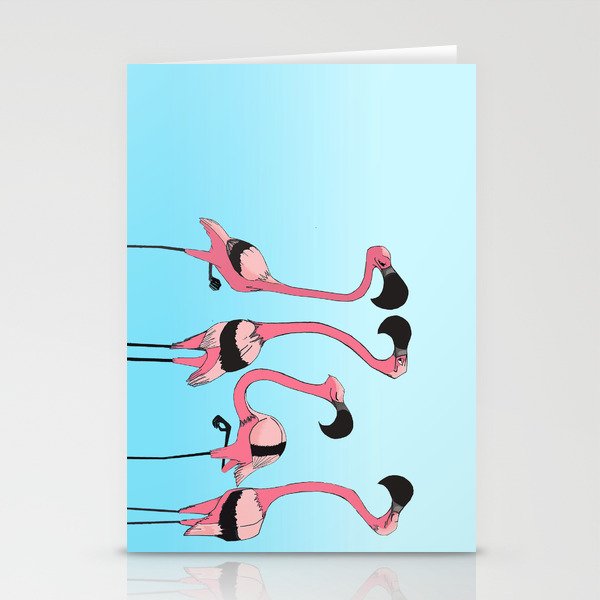 Flamingos Stationery Cards