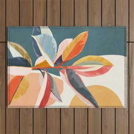 Colorful Branching Out 01 Outdoor Rug