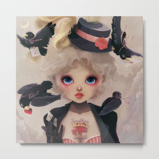Les petits becs... Metal Print