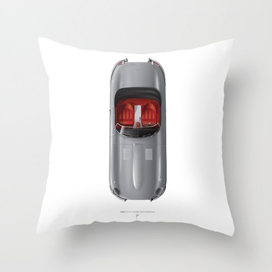 Classic Series N.º1, Jaguar E Throw Pillow
