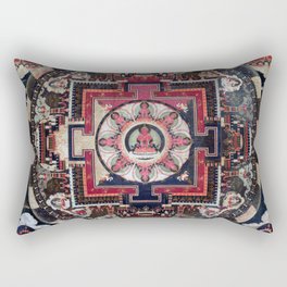 Buddhist Mandala Painting Tibetan Thangka Rectangular Pillow