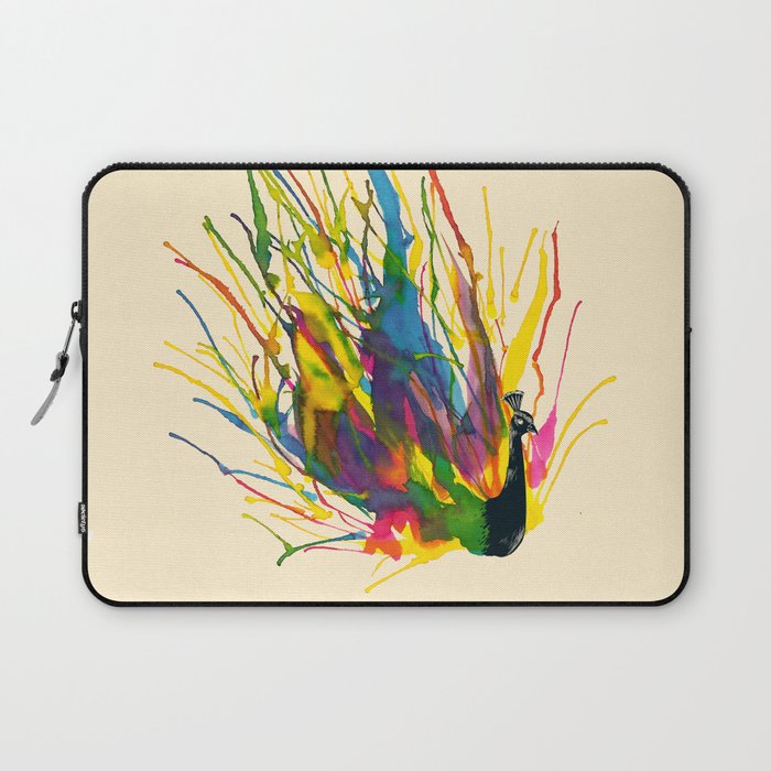 Colorful Peacock Laptop Sleeve