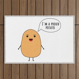 I'm a proud potato Outdoor Rug