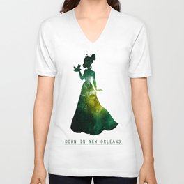 Space Princesses: Tiana V Neck T Shirt