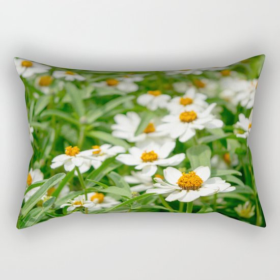 Take Me Where the Flowers Bloom Rectangular Pillow