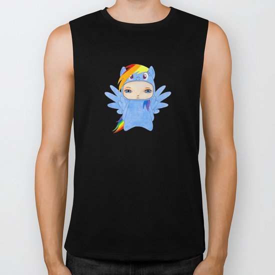 A Boy - Rainbow Dash Biker Tank