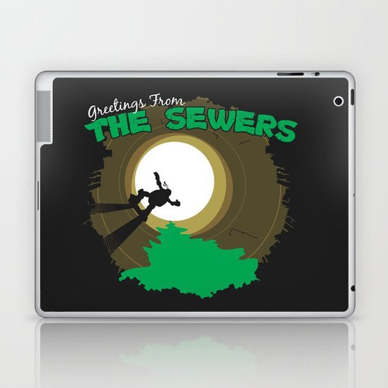 Greetings From the Sewers Laptop & iPad Skin