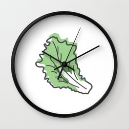 Lettuce Wall Clock