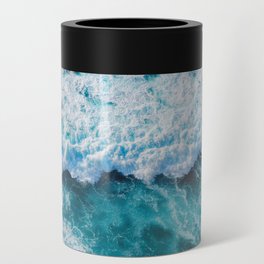 Turquoise Blue Ocean Waves Can Cooler