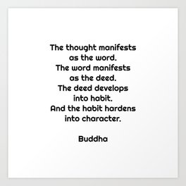 Buddha “Find Your Purpose” Picture Buddhist Buddhism Word Art Framed Print 