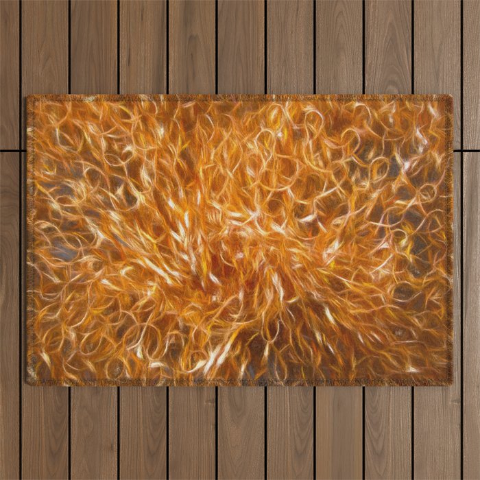 Abstract Explosionism Outdoor Rug