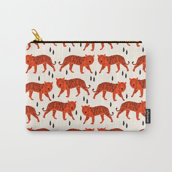 Tiger by Andrea Lauren Design Carry-All Pouch