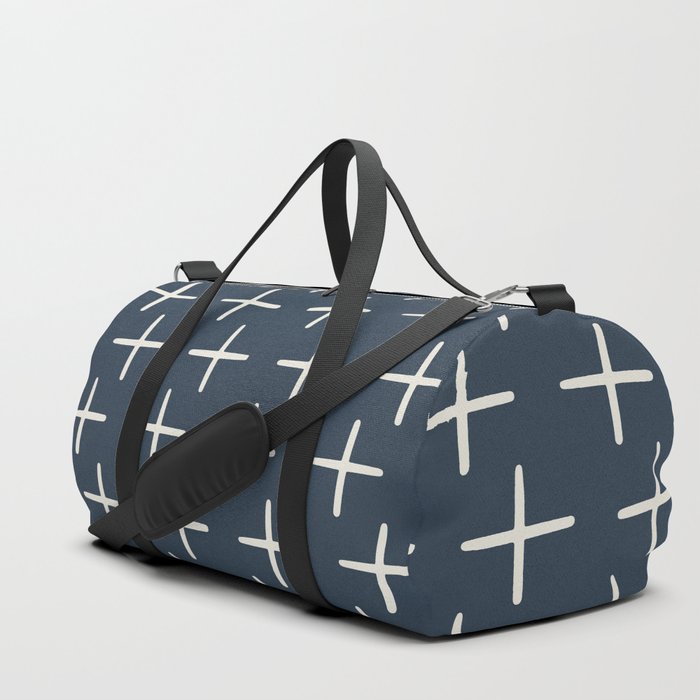Plus Pattern - Naval Blue Duffle Bag
