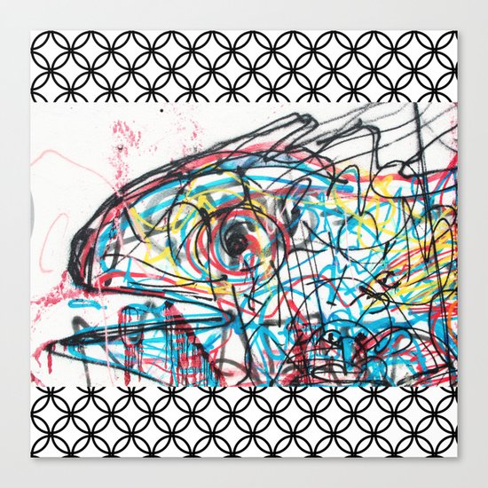 Eye 2 colour Canvas Print