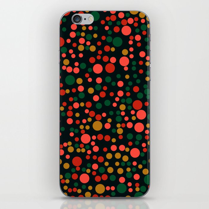 Classic Colorful Polka Dots iPhone Skin